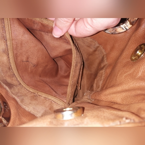 🐘 ALDO brown crossbody/handbag with fringe - Picture 7 of 8